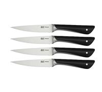 Tefal Jamie Oliver 4 Piece Steak Knives Set | 4 x 11cm Blades, ARP Durable Steel, Beautifully Weighted, Ergonomic Handles, Black, K2670859