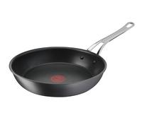 Tefal Jamie Oliver Cook?s Classics Frying Pan, 28cm, Non-Stick, Oven-Safe, Induction, Riveted Handle, Hard Anodised Aluminium, H9120644, Black
