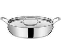 Tefal Jamie Oliver Cooks Classic Stainless Steel 30cm Shallow Pan, Serving Pan