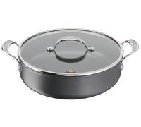 Tefal Jamie Oliver Cook's Classics All in One Pan, Non-Stick, Oven-Safe, Induction, Glass Lid, Riveted Handle, Hard Anodised Aluminium