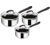 Tefal Jamie Oliver E303S344 Stainless Steel 3 Piece Induction Compatible Pan Set