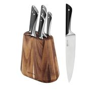 Tefal by Jamie Oliver 6pc Knife Set with Acacia Wood Block