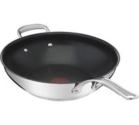 Jamie Oliver by Tefal Cook's Classics Stainless Steel Wok, 30cm