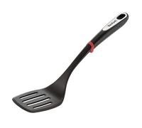 Tefal Serving Spatula K20608 - Stainless Steel Kitchen Scraper with Hanging Hole, Black/Red
