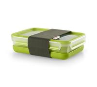 Tefal K3100212 Master Seal to Go Lunchbox Rectangle Food Storage, Clear/Green, 1.2 Litre