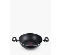 Tefal Kadai Curry 26cm Pan, Madras Collection, Non-Stick, Aluminium, Black, All hobs compatible excluding Induction, A7295244