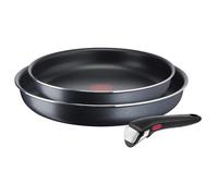 Tefal L15892 Ingenio XL Force 3-piece pan set | 22/26 cm + 1 removable handle | stackable | non-stick coating | thermo-signal temperature indicator |