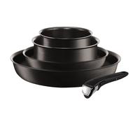 Tefal l65491 performance and pot set of 5 pans with non-stick coating suitable for induction cookers starter set, black.