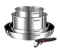 TEFAL L897S574 Ingenio Emotion 5-piece Set - Induction Compatible, Variety Pack, Silver