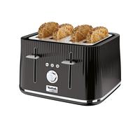 Tefal Loft 4 Slice Toaster, 7 Browning Levels, 1700W, Classic Black