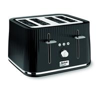 Tefal Loft 4-Slot Toaster with Extra-Wide Slots, Adjustable Browning, Defrost & Reheat Functions, Removable Crumb Tray, High Lift Lever, Classic Groo