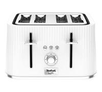 TEFAL Loft TT60140 4-Slice Toaster - Pure White, White