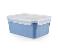 Tefal Masterseal Colour Edition N1012810 Food Storage Container, 2.2 L, Blue, BPA-Free Plastic, Rectangular, 100% Airtight, Dishwasher and Microwave Safe