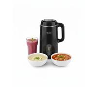 Tefal MultiSoup Soup Maker, 6 Auto Programs, 1L Capacity, Smooth Soups, Chunky Soups, Smoothies, Hot recipes, 4 People, Auto Cleaning Function, Cleaning Brush, Measuring Cup, Glossy black, BL5628G0