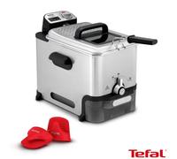 Tefal Oleoclean Pro Deep Fryer 3.5L Fr8058G0 With Automatic Oil Filtration, Adjustable Thermostat, Cool Zone & Heatproof Mitts