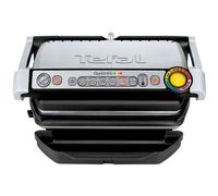 Tefal Optigrill Plus, 6 Cooking Programs, Measure Cook Technology, Temperature Intelligence, Removable Non-Stick Plates, Dishwasher Safe, GC713D40 - Stainless Steel