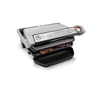 Tefal Optigrill Plus Indoor Grill, 6 Cooking Programs, Stainless | MeasureCook Technology, Temperature Intelligence, Colour-Coded Indicator, Dishwasher-Safe Plates, GC713D40