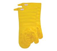 Tefal Oven Mitts, Cotton Silicone, Lemon