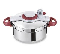 Tefal Clipsominut Perfetct 6L Red, Stainless steel