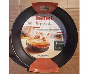 Tefal Perfect Bake Round Cake Tin 24cm, Non-Stick Coating, Round Pastry Baking