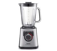 Tefal PerfectMix+ High-Speed Blender, Smoothie Maker, Ice Crush, 2L Glass Jug, 1200W, 4 Removable Powelix Blades, 3 Programs + Pulse, Grey, BL811D40