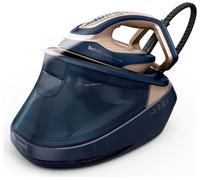 TEFAL Pro Express Vision Max GV9910G0 Steam Generator Iron - Navy Blue & Gold, Gold,Blue