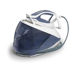 Tefal ProExpress Protect Steam Generator Iron, 7.5 Bar, Blue and White | 560 g/min Steam Boost, 135 g/min Continuous Steam, 1.8L Tank, Stainless Steel Soleplate, Anti-Drip, GV9224