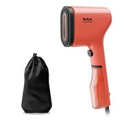 Tefal Pure Pop Slim Handheld Clothes Steamer, No Ironing Board Needed, Ready to Use in 15 Seconds, 70ml Detachable Water Tank, Travel Iron, Garment Steamer, Red, DT2022