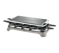 Tefal Raclette Grill Pierrade, 10 pans, Hot Stone, 1350W, Gray