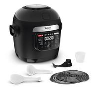 Tefal Rapid Multi Cooker & Air Fryer, Auto Stirring Tech, 14 Programmes including Steam, Grill, Roast, Risotto, Slow Cook, Crispy, Multi Layer Cooking, 6L Capacity, Black, MY741C40