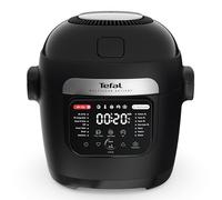 Tefal Multicook Actifry, Stirring air fryer and Multicooker, 14 Programs, Crispy Results, Multi-Layer Cooking, 6 L Capacity, Black, MY7408G1