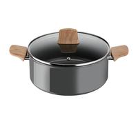 Tefal Renew C4254613 Cooking Pot 24 cm Non-Stick Ceramic Eco-Design Recycled Healthy Cooking Thermo-Signal Safe Utensil Made in France Suitable for All Heat Sources Including Induction