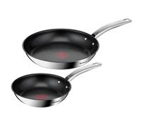 Tefal Set of Pans B817S255 Stainless Steel 2 Pieces 2 Units Ø 20 cm Ø 26 cm