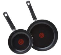 Tefal B189S244 Non-Stick 20/28cm Frying Pan - Twin Pack