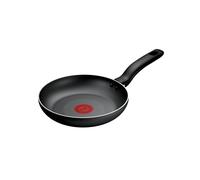Tefal Titanium Essential Frying Pan 20 cm, Non-Stick Coating, Metal Safe, Compatible with All Hobs Except Induction, Flawless Glide, Everyday Use,