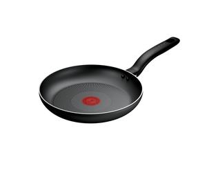 Tefal Titanium Essential Frying Pan 24 cm, Non-Stick Coating, All Hobs Compatible Except Induction, Metal Safe, Flawless Glide, Everyday Use, B9410444