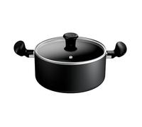 Tefal Titanium Essential Stewpot 24 cm + Lid, Non-Stick Coating, Metal Spatula Safe, Compatible with All Hobs Except Induction, B9414644