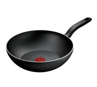 Tefal Titanium Essential Wok Pan 28 cm, Non-Stick Coating, All Hobs Compatible Except Induction, Metal Safe, Flawless Glide, Everyday Use, B9411944