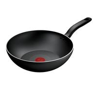 Tefal Titanium Essential Wok Pan 28 cm, Non-Stick Coating, Metal Spatula Safe, Compatible with All Hobs Except Induction, B9411944