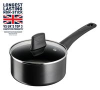 Tefal Titanium Force Saucepan, 18cm Black