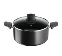 Tefal Titanium Force Stew Pot, 24cm Black