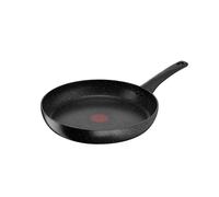 Tefal Titanium Stone Frying Pan 30 cm, High-Performance Non-Stick Durable Coating, Metal Safe, All Hobs Including Induction, Thermo-Signal, Black, E1050745
