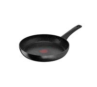 Tefal Titanium Stone Non-Stick Frying Pan 28 cm, Metal Safe, Black | Aluminium, Thermo-Signal Heat Indicator, All Hobs Including Induction, Durable Coating, E1050644