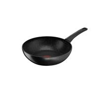 Tefal Titanium Stone Wok 28 cm, High-Performance Non-Stick Durable Coating, Meta