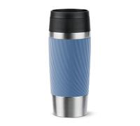 TEFAL Travel Mug Classic Twist, Comfort Screw Lid, Quick Press, Soft-Touch Sleeve, Travel-Ready, Reusable, 100% Leak-Proof, Keeps Drinks Cold (8 hrs) and Hot (4 hrs), 360° Drinking, N2024510