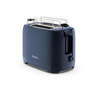 Tefal TT2M14 Morning Toaster, Double Slot, Elegant Design, Buns Attachment for Warming, 7 Browning Levels, Extra Wide Slots, Stop Function, Wanted Blue