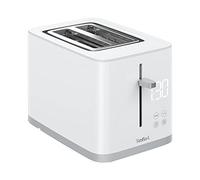 Tefal TT6931 Sense Toaster, 7 Browning Levels, Digital Display, Countdown, Warming/Defrosting, Crumb Drawer, Stop Button, White
