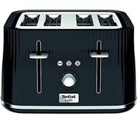 TEFAL Loft TT60840 4-Slice Toaster - Piano Black, Black