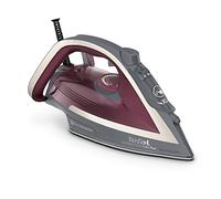 Tefal Ultraglide Steam Iron, 210 g/min Steam Boost, 50 g/min Continuous Steam, 250 ml Water Tank, 2800W Power, Non-Stick Durilium Soleplate, Auto Off, Anti-drip, Anti-Scale, Grey & Purple, FV5872