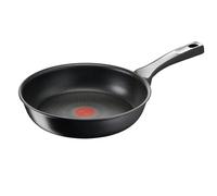 Tefal Unlimited On, Premium Cookware, 28 cm Frying Pan, UK's Long Lasting Non-Stick, Heat Indicator, Induction Hob Compatible, Dishwasher Safe, Aluminium, Black, G25906AZ